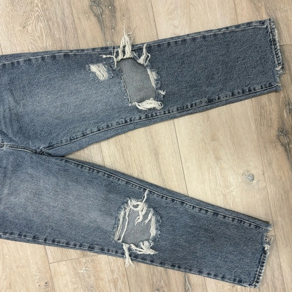 PacSun High Rise Straight Ripped Jeans - Picture 2 of 4